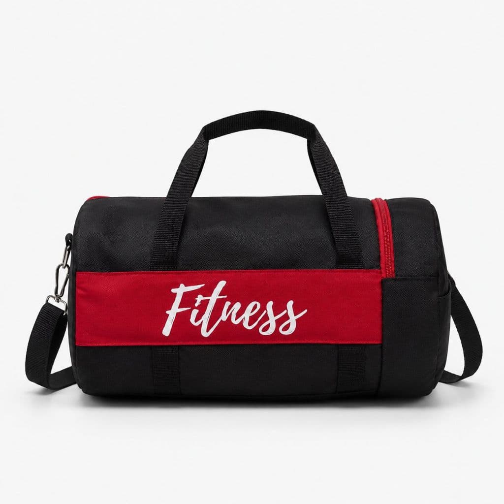 Bolsa Fitness Ótima para Academia/Viagens Estilo Esportiva Tamanho Grande Temos (Preta e Azul) com Alça Transversal Preto